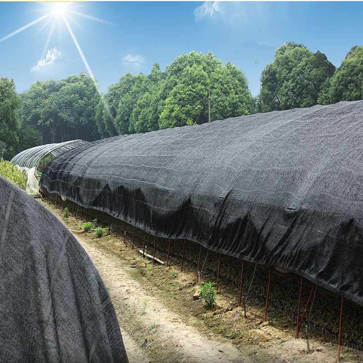 Serra agricola con rete ombreggiante